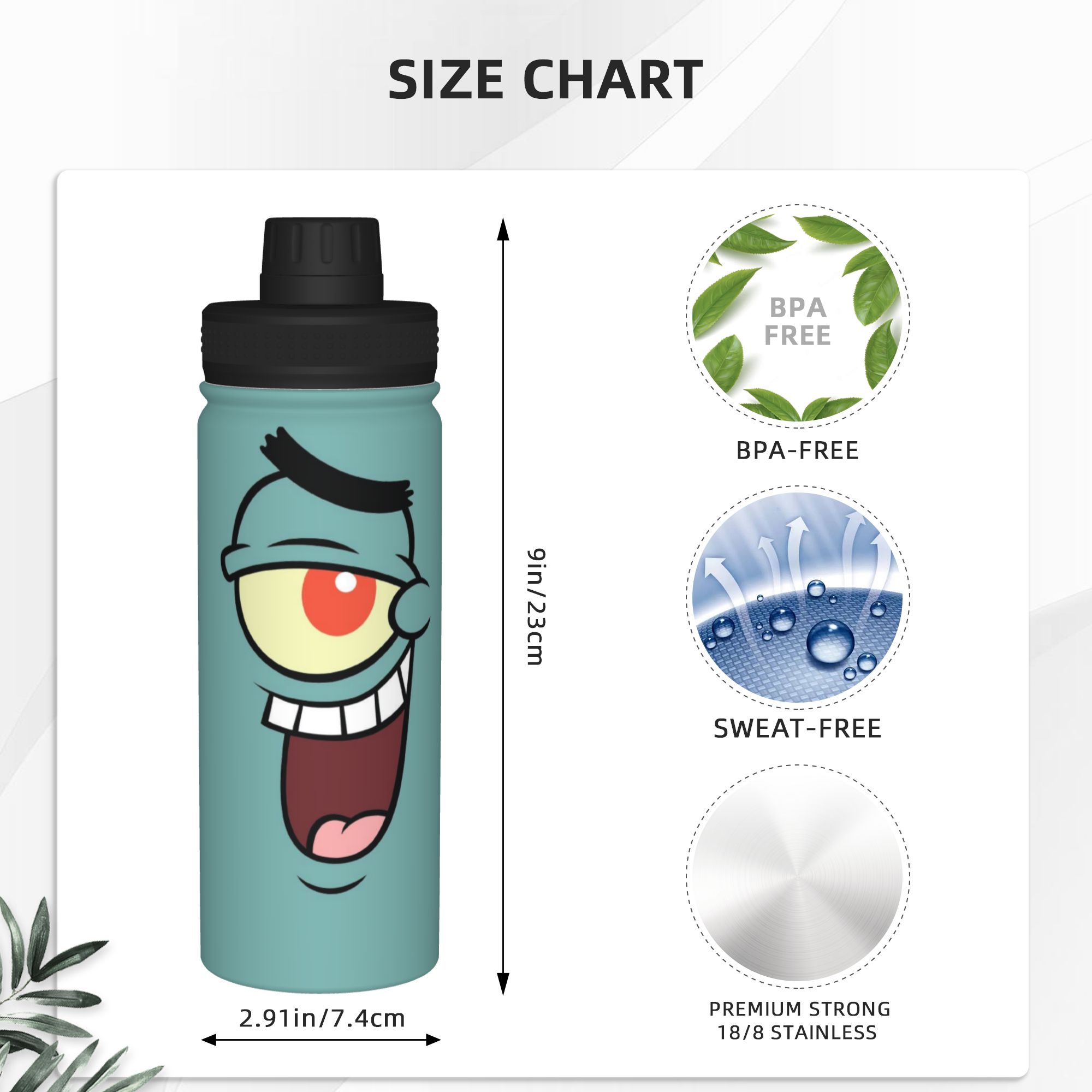 Термос-кружка из нержавеющей с – обзор и цена Sports Water Bottle Insulated
