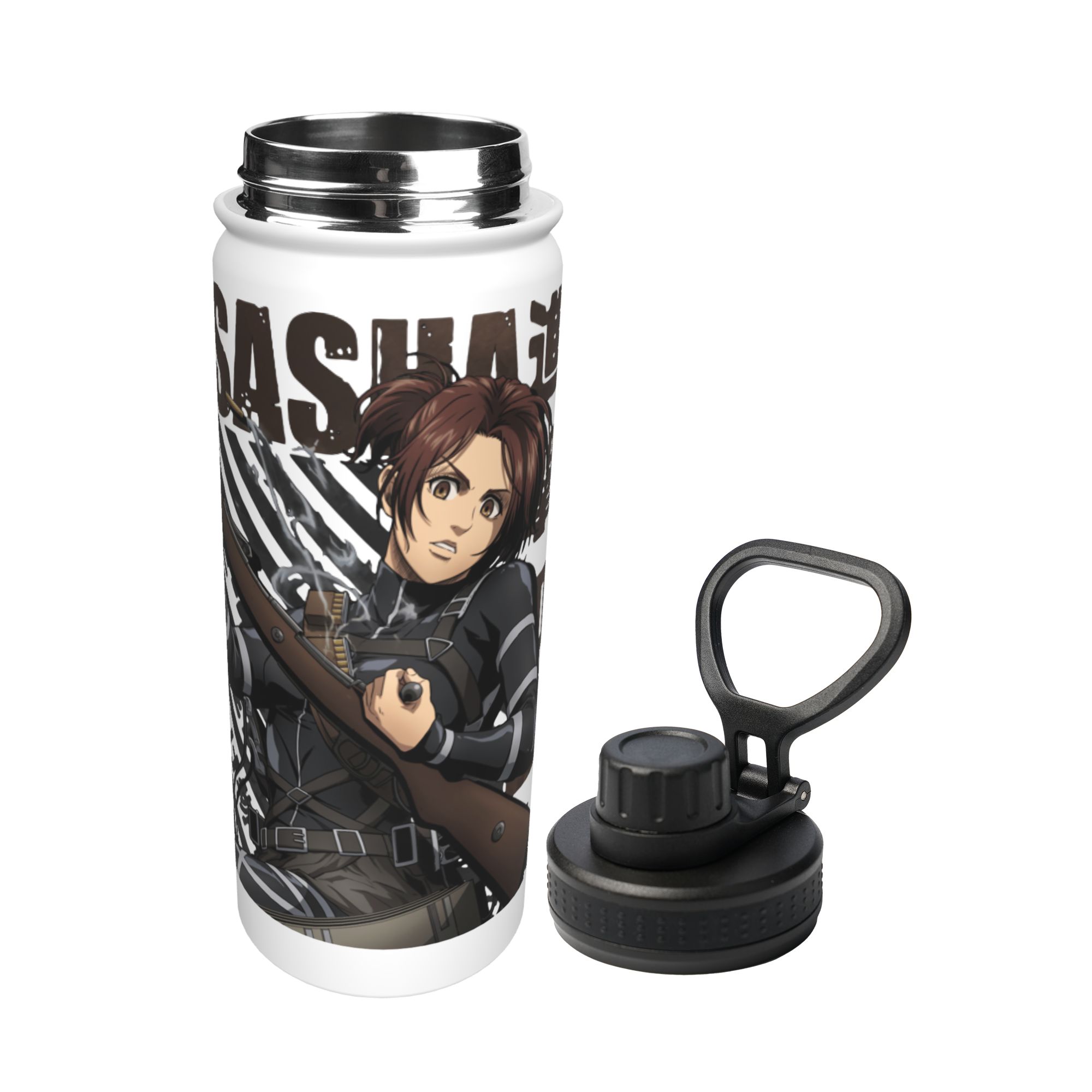 Термос-кружка Attack on Titan  – обзор и цена Sports Water Bottle Insulated