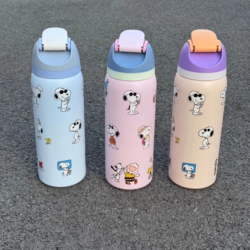 Термокружка в стиле Snopy объе – обзор и цена Sports Water Bottle Insulated